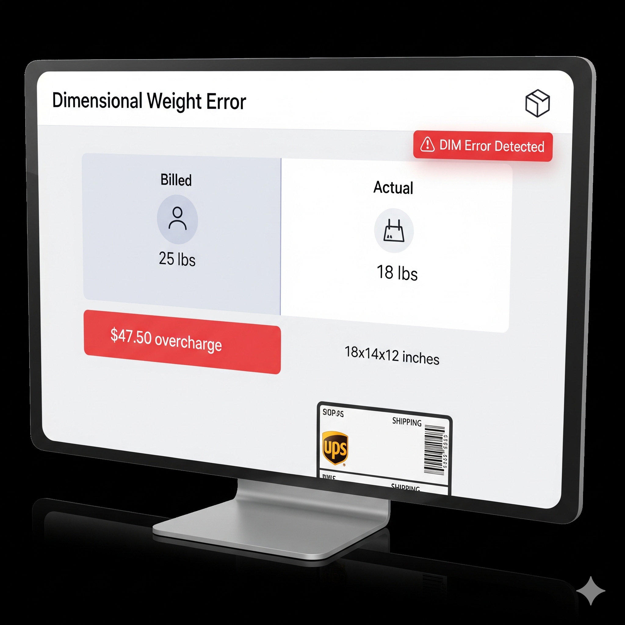 DIM Weight Detection